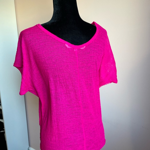 Rachel Roy Fuchsia Knitted Top Size S - Picture 4 of 4